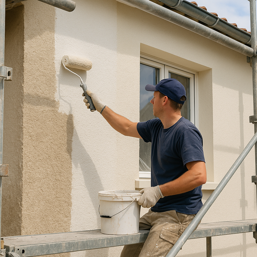 Ravalement de façade à Nice - Rénovation façade maison